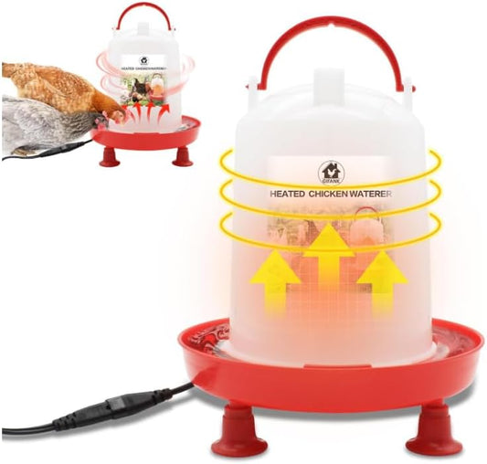Chicken Waterer Heated for Winter