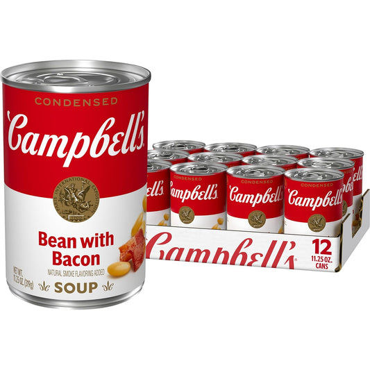 Condensed Bean with Bacon Soup, 11.25 Ounce Can (Pack of 12)