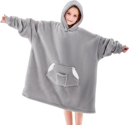 Wearable Blanket Hoodie for Kids