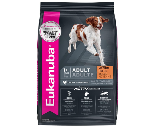Adult Medium Breed Dry Dog Food, 30 lb Bag