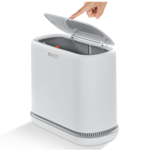 3.3 Gallon Slim Trash Can with Lid