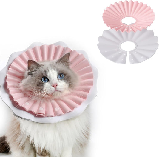 2 Pieces Soft Cat Cone Collar