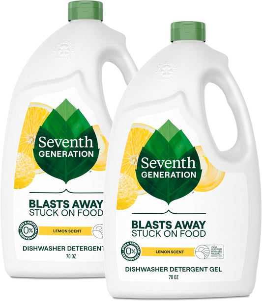 Dishwasher Detergent Gel Lemon Scent 2 pack