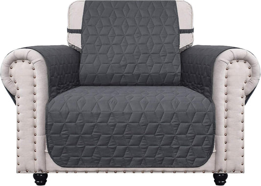 Chair Cover with Anti-Skip Dog Paw Print