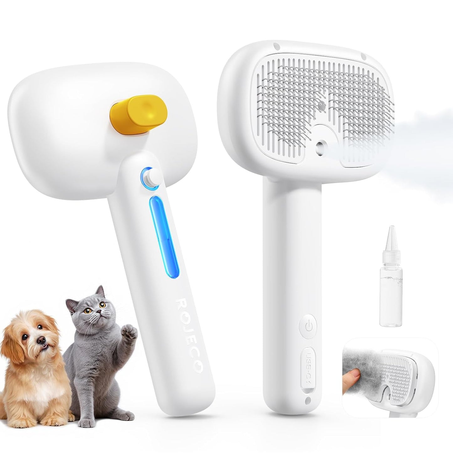 3-in-1 Pet Steam Brush