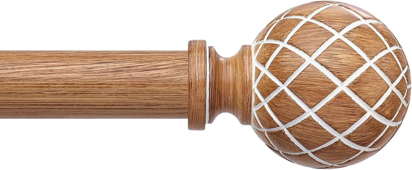 Wood Curtain Rods for Windows