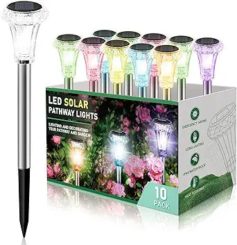 Solar Lights Outdoor Waterproof 12 Pack