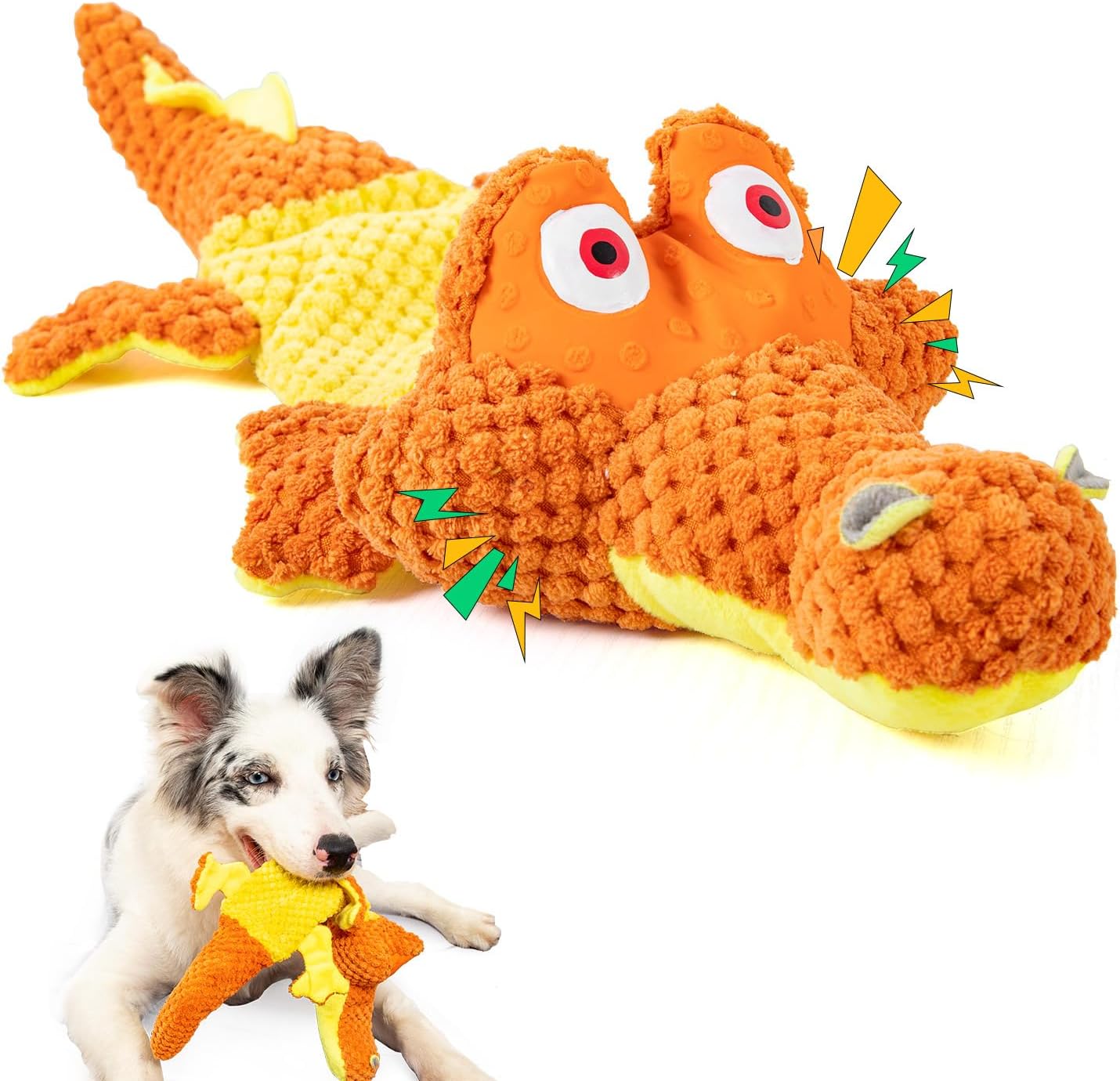 Crocodile Squeaky Plush Toy