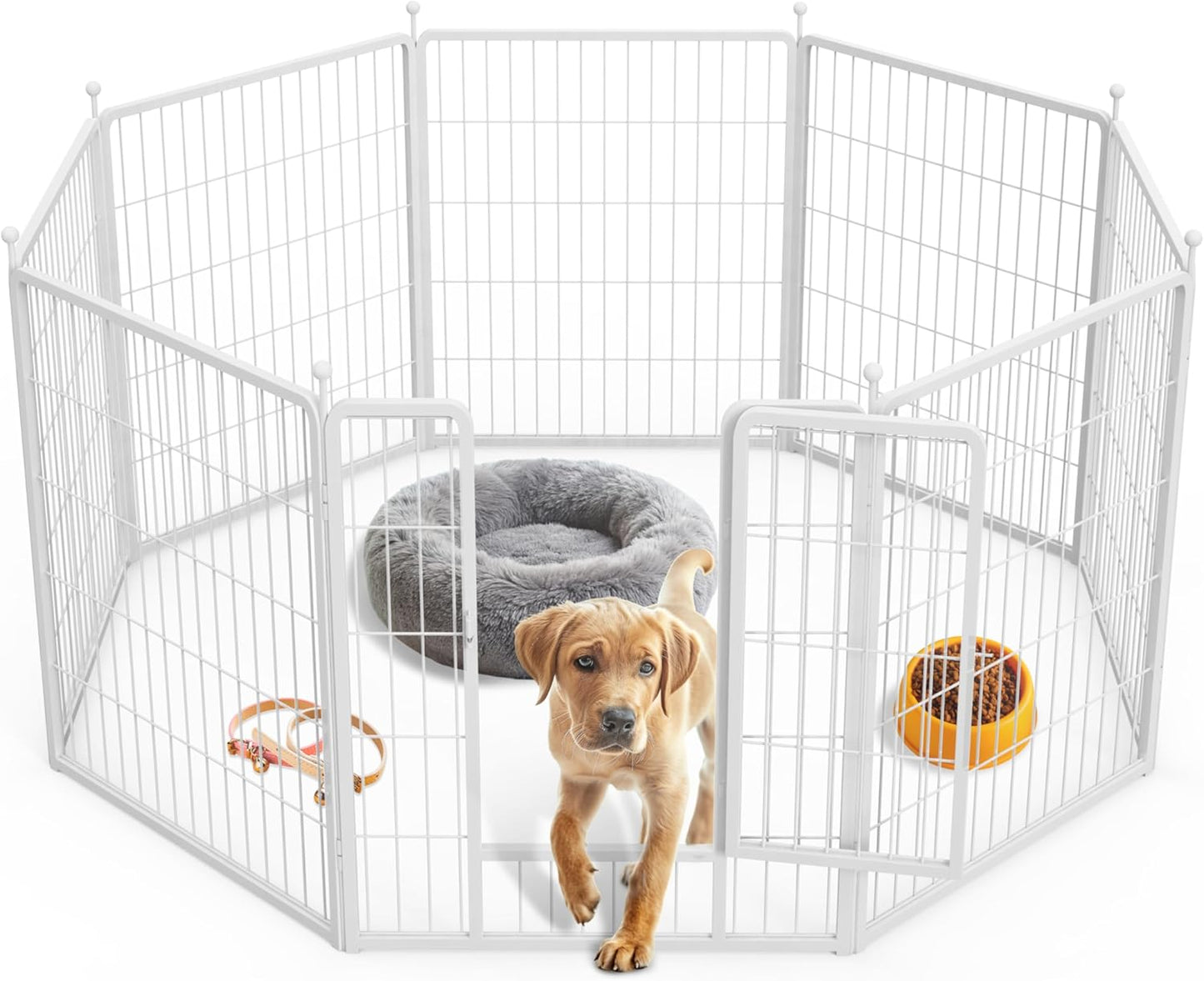 Dog Playpen 32" Height 8 Panels Fence