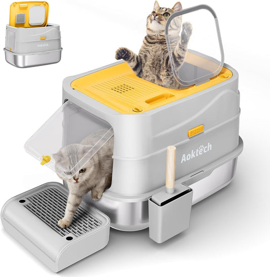 Extra Large Stainless Steel Litter Box