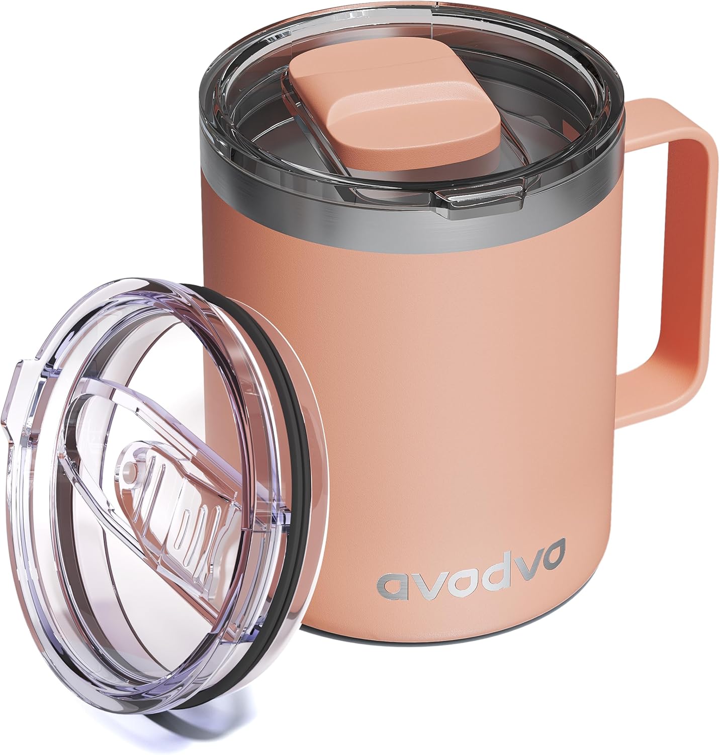 12oz Insulated Coffee Mug with Lid