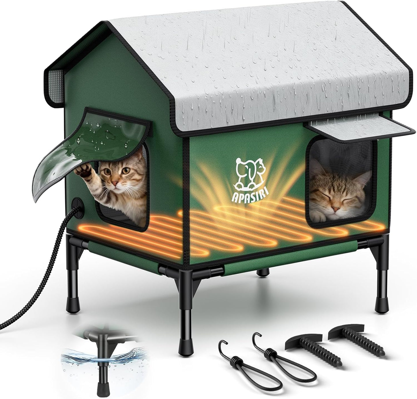 Heated Outdoor Cat House