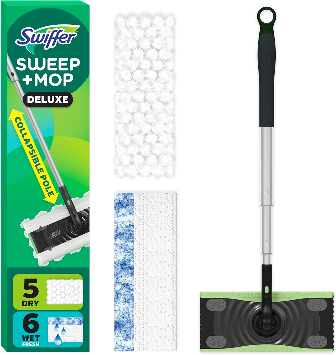 2-in-1 Floor Mopping and Sweeping Kit