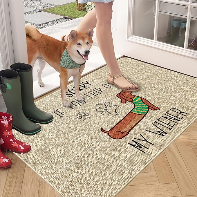 Funny Dachshund Welcome Doormat