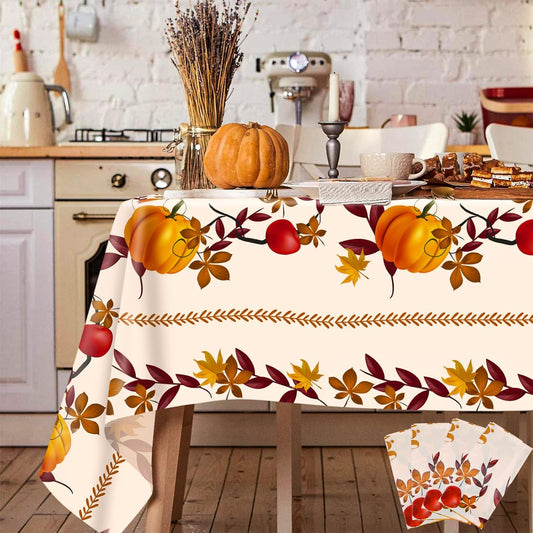 4 Pack Thanksgiving Fall Tablecloths