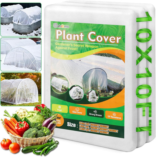 White Plant Covers Freeze Protection
