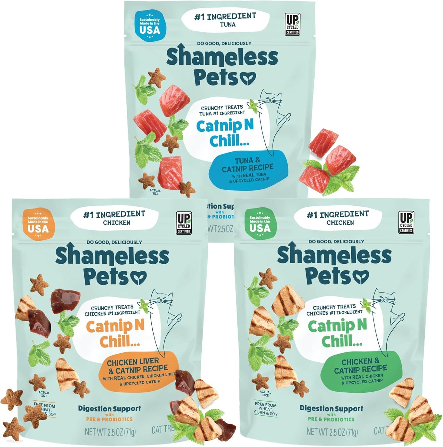 Crunchy Cat Treats 3-Pk