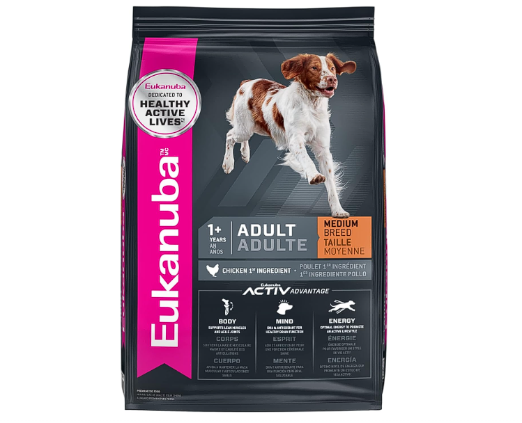 Adult Medium Breed Dry Dog Food, 30 lb Bag