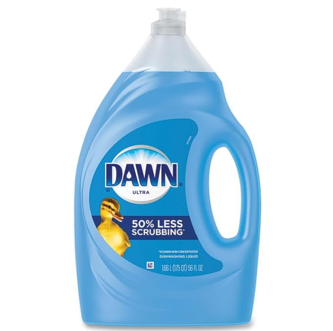 Ultra Liquid Dish Detergent 56 Oz Squeeze Bottle, 2/carton