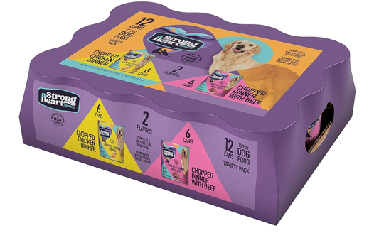 Wet Dog Food, Chicken & Beef Pack of 12