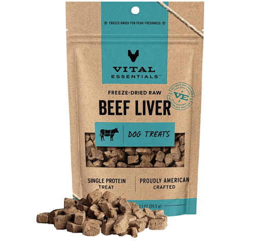 Single Ingredient Beef Liver Dog Treats, 2.1 oz