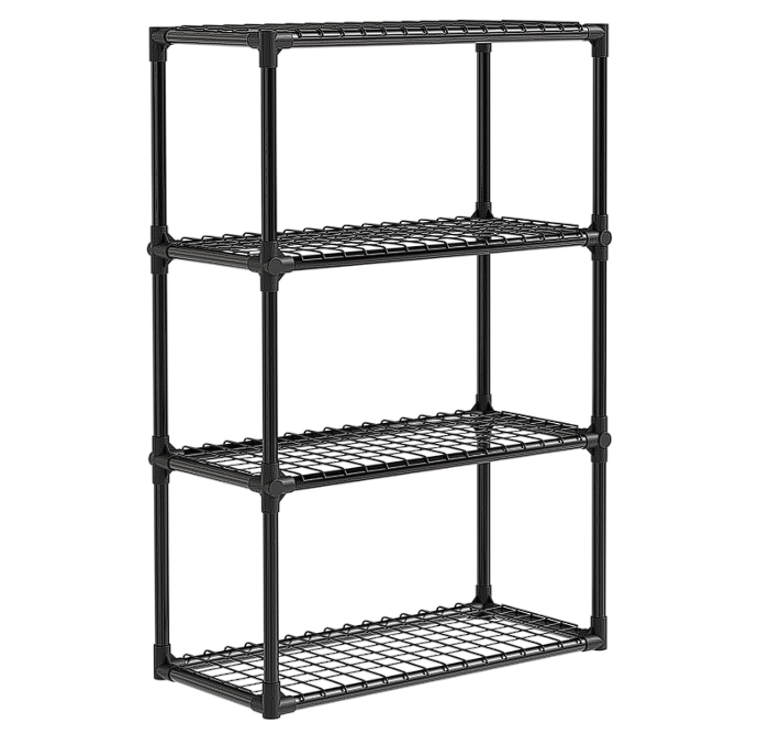 Heavy Duty 4-Shelf Shelving Unit Standing