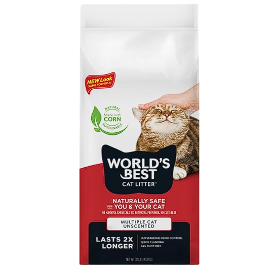 CAT LITTER Multiple Cat Unscented, 32-Pounds