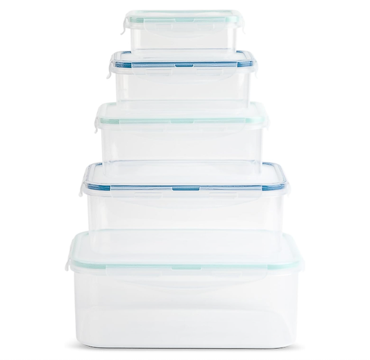 Steel Nested Snap Lid Food Storage Containers