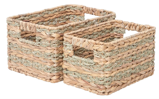Handwoven Storage Baskets Set